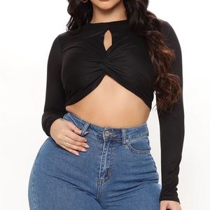 Keyhole Crop Top